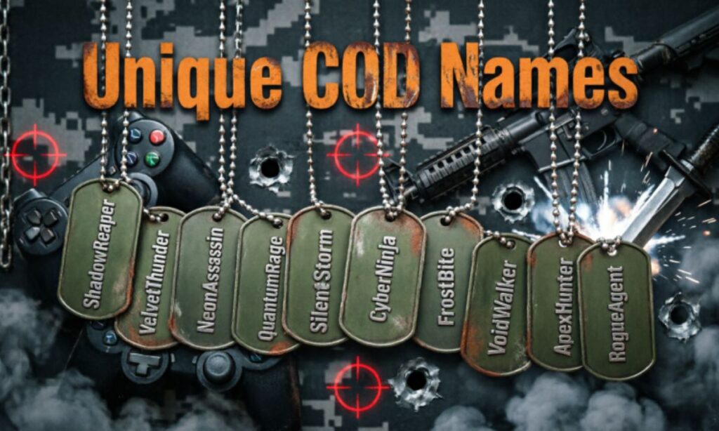 Unique COD Names