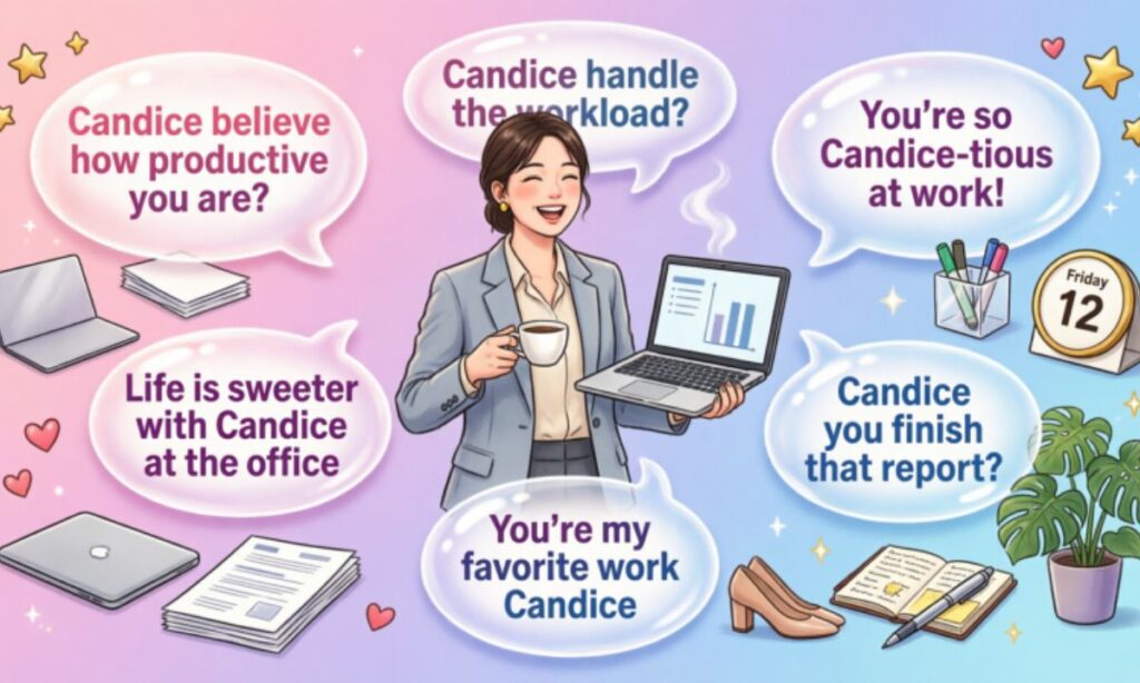 Work and Office Candice Puns