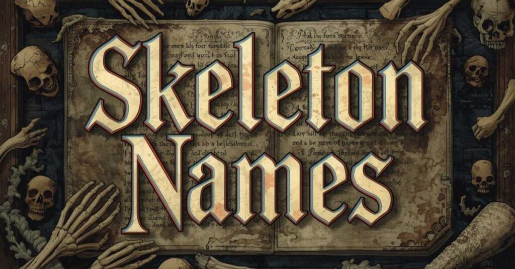 530+ Funny Skeleton Names (Cool, Clever & Bone-Punny Ideas) - name selecto